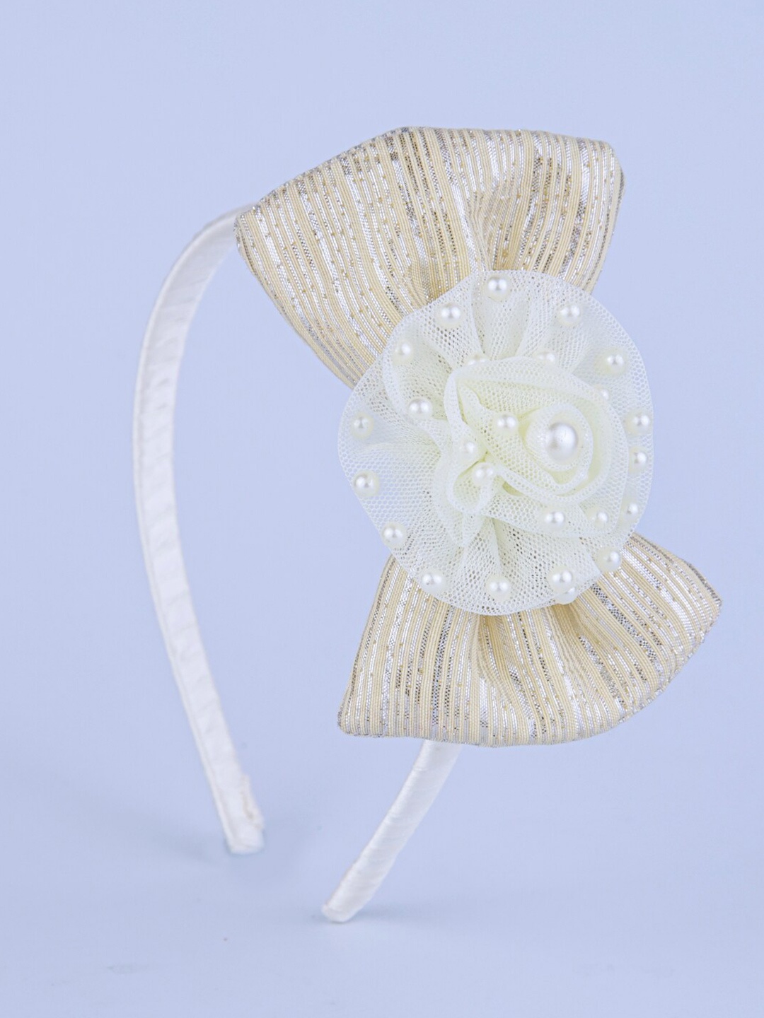 

Choko Girls Embellished Hairband, Beige