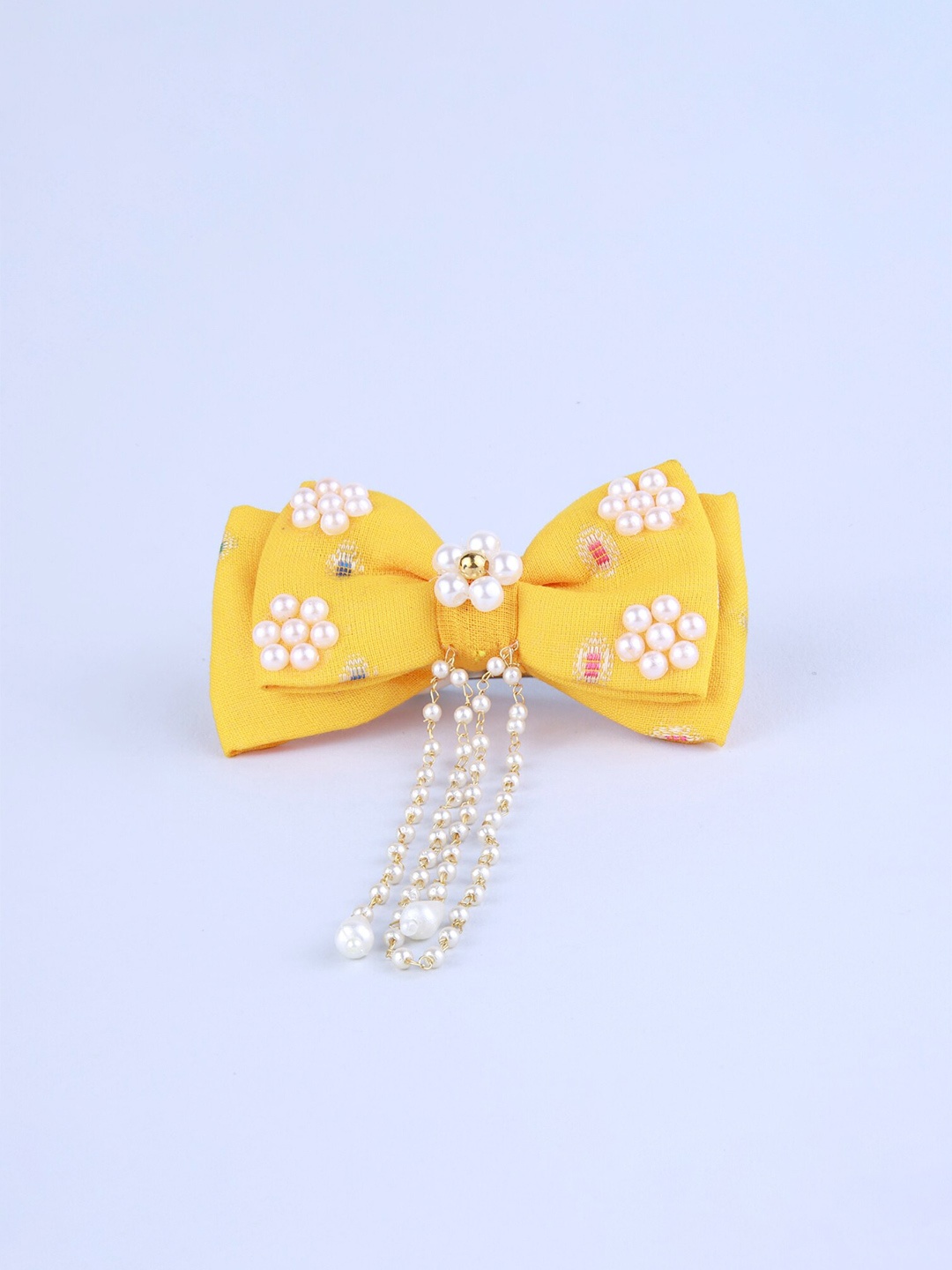 

Choko Girls Embellished Alligator Hair Clip, Yellow