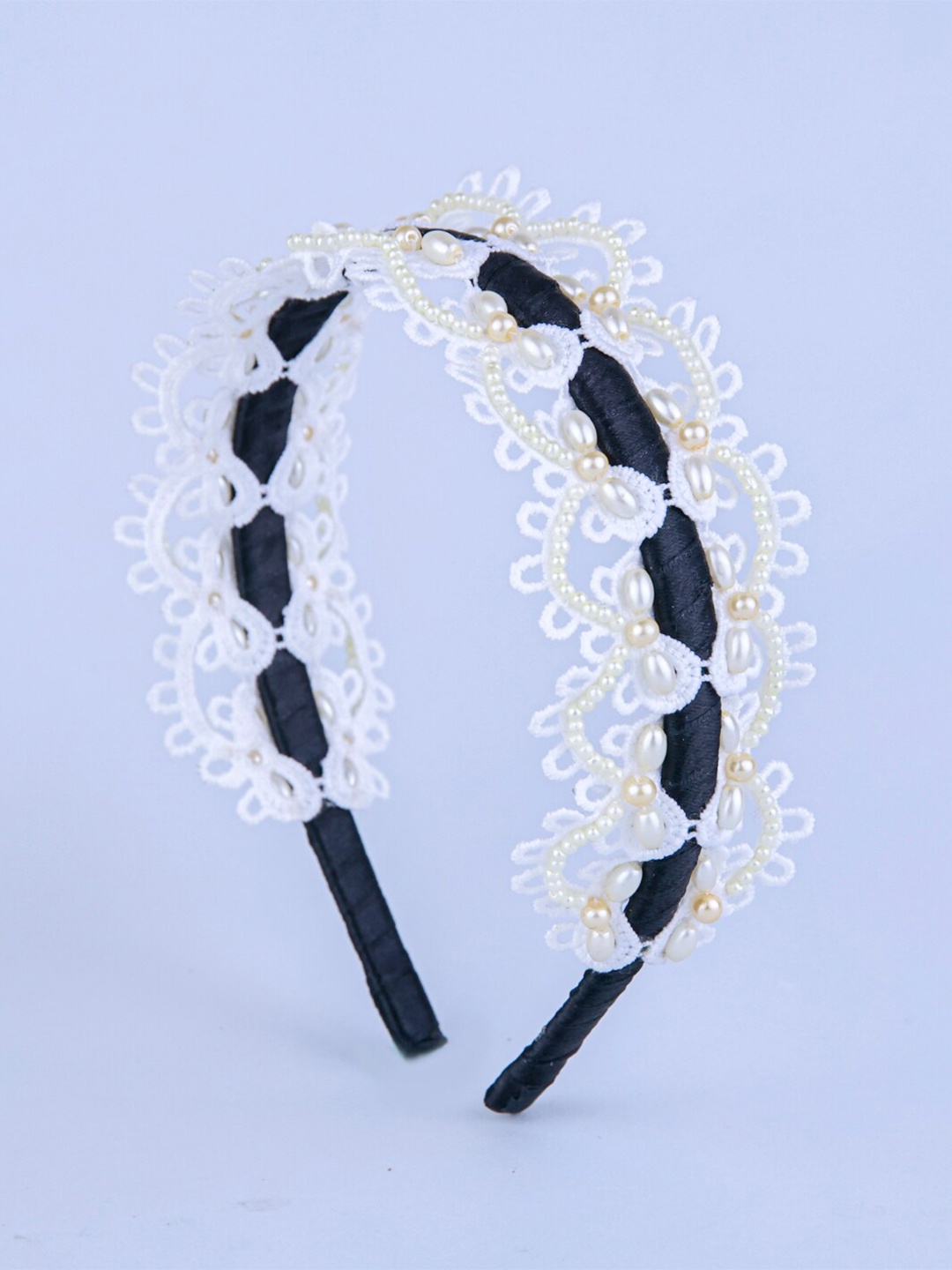 

Choko Girls Lace Hairband, Black