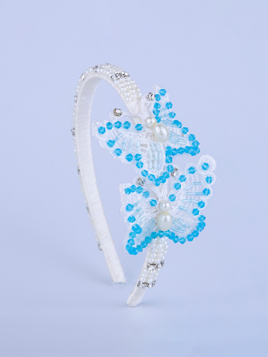 

Choko Girls Embellished Hairband, Blue