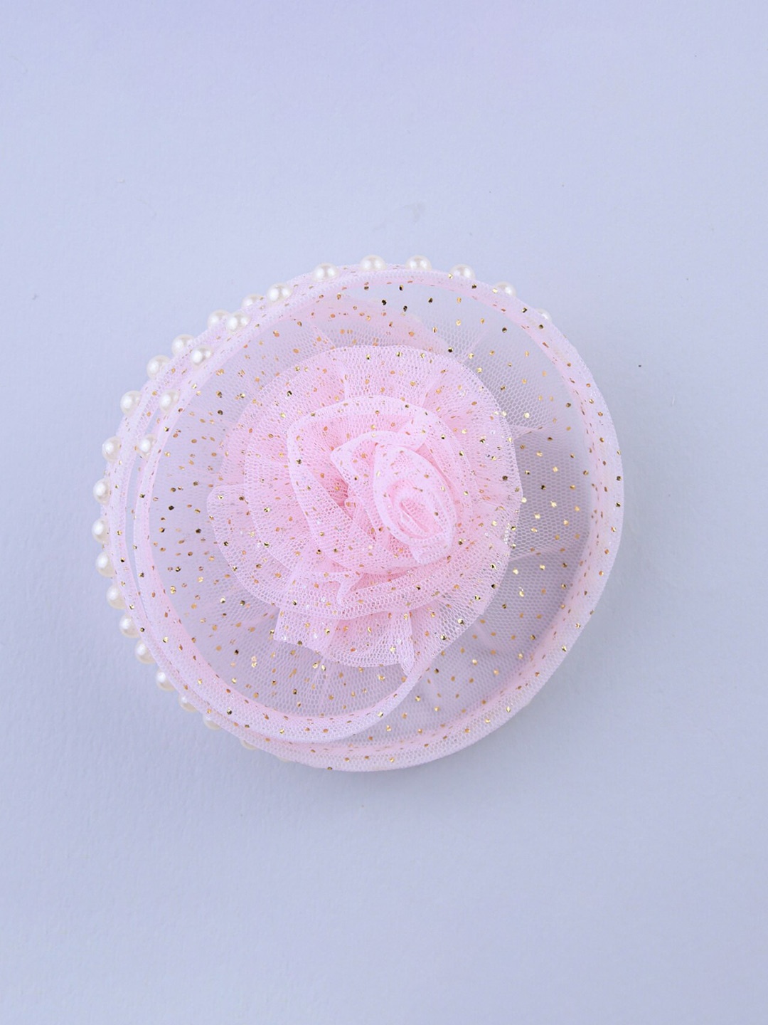Choko Girls Embellished Alligator Hair Clip, Pink