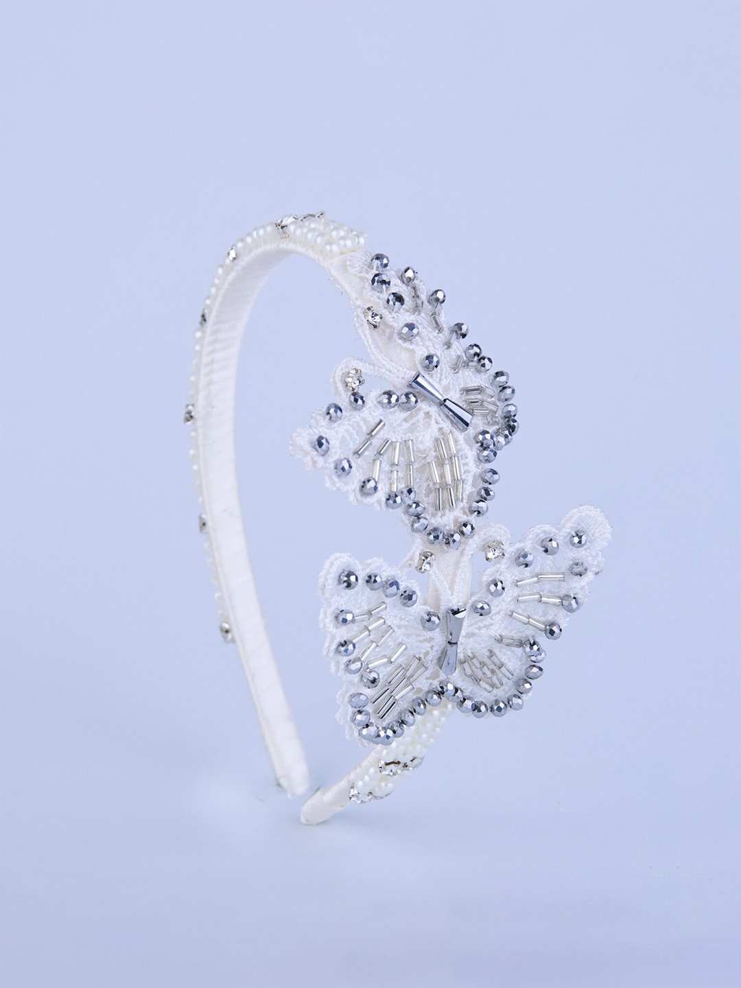 

Choko Girls Embellished Hairband, Silver