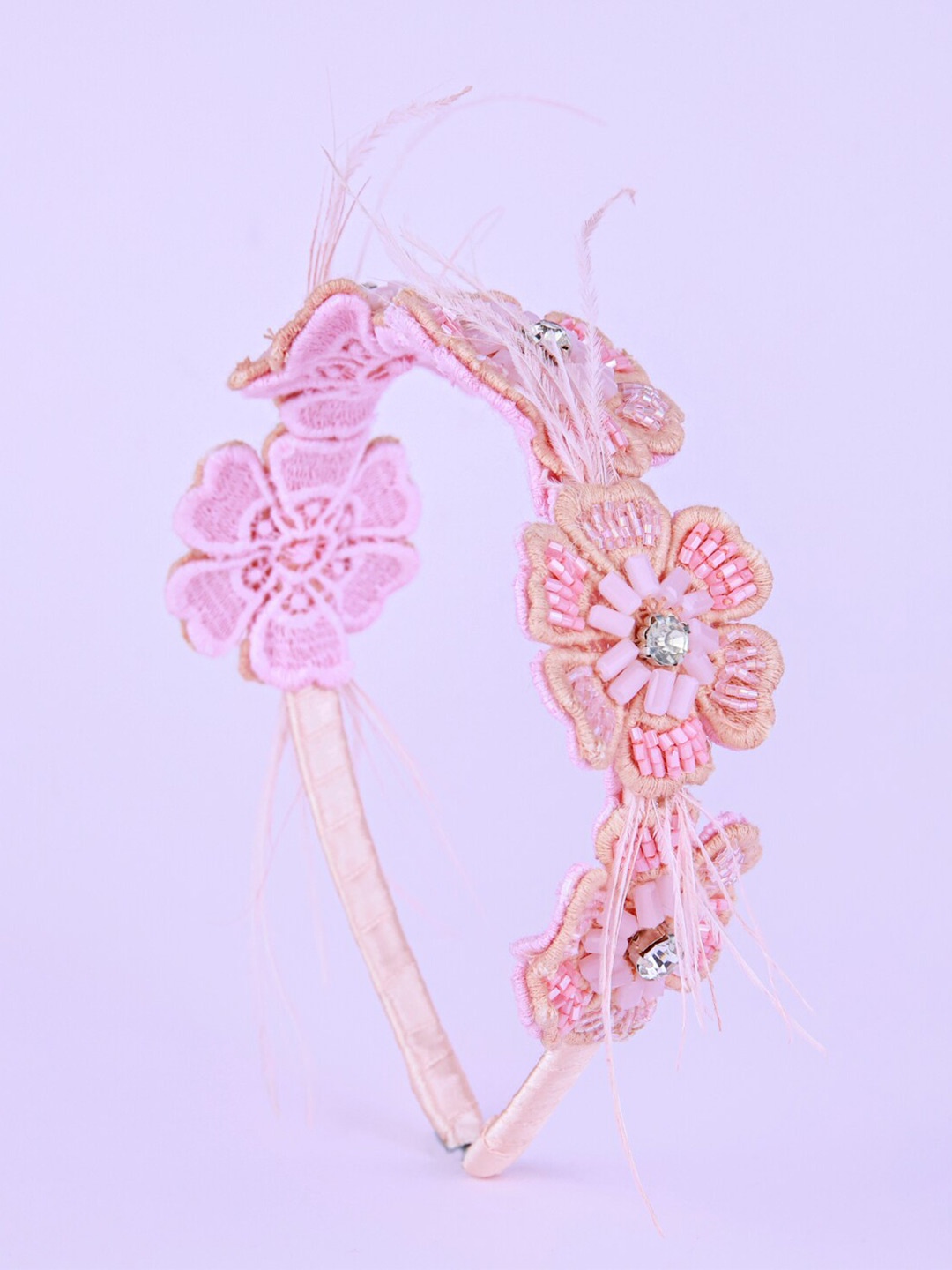 

Choko Girls Beaded Hairband, Pink