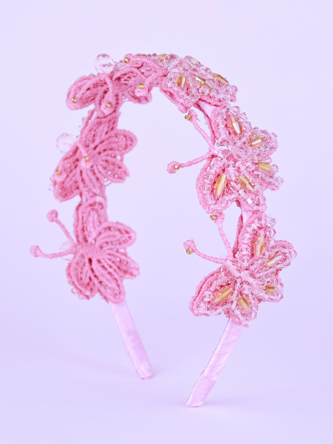 

Choko Girls Beaded Hairband, Pink