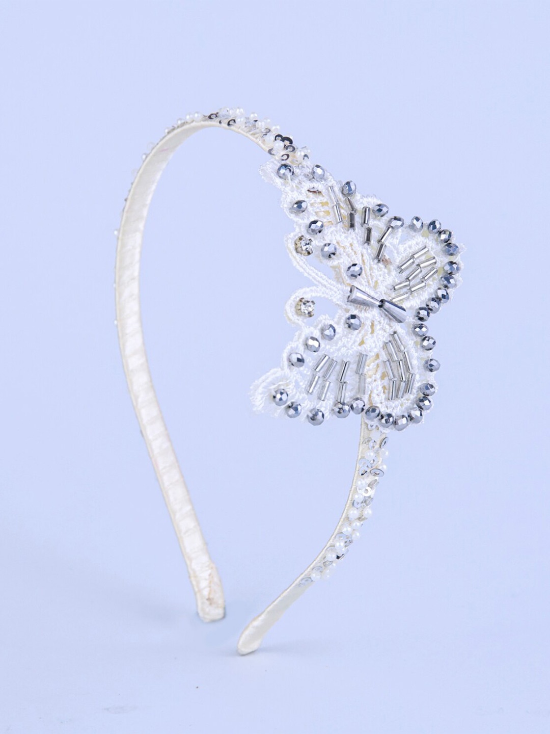 

Choko Girls Embellished Hairband, Silver