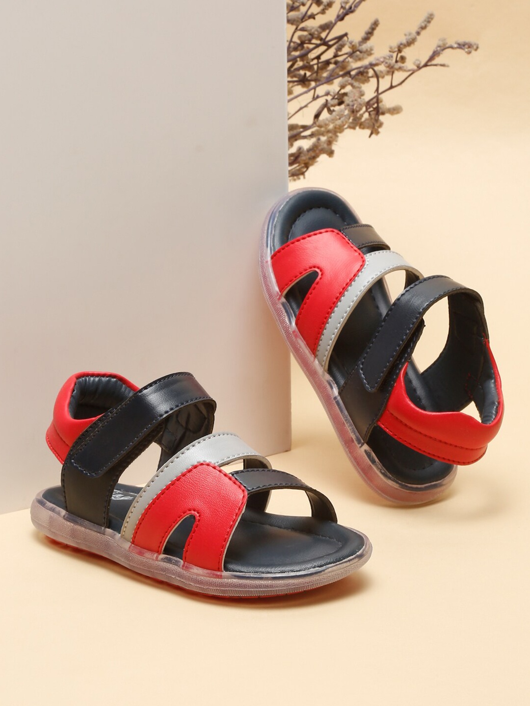 

Tiny Bugs Boys Comfort Sandals, Red