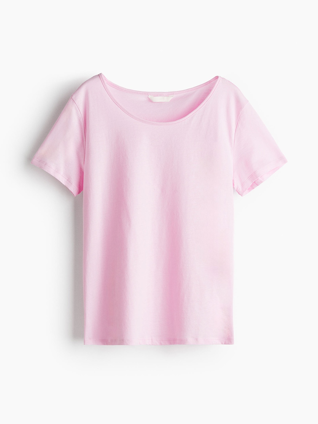 

H&M Women Pure Cotton T-shirt, Pink