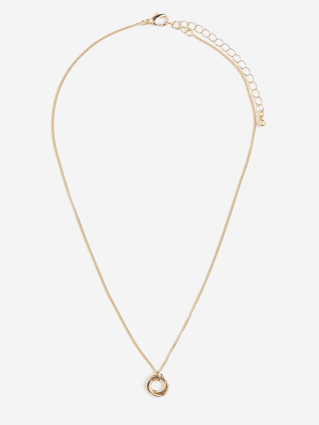 

H&M Ring-Pendant Necklace, Gold