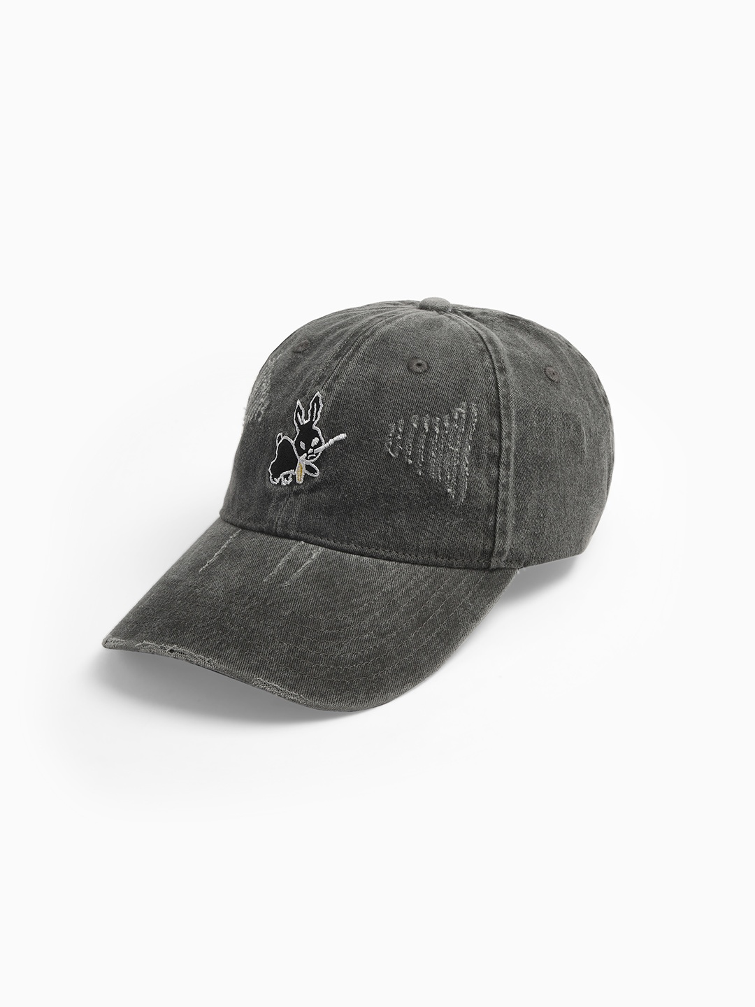 

THE BEAR HOUSE Men Pure Cotton Baseball Cap, Grey