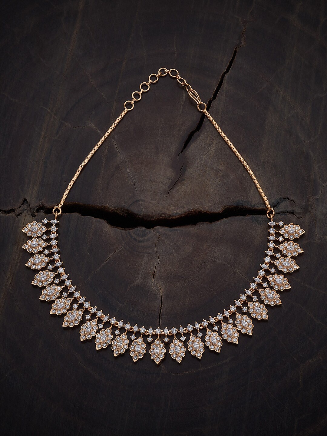 

Kushal's Fashion Jewellery Gold-Plated Necklace