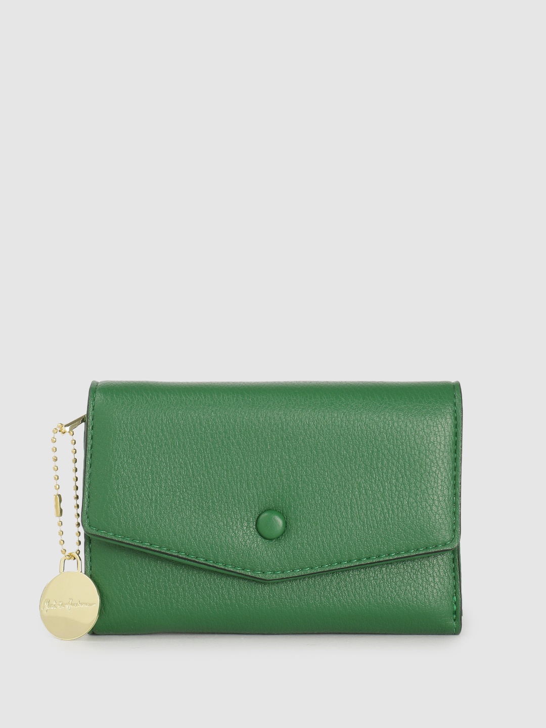 

Mast & Harbour Women Three Fold Wallet, Green