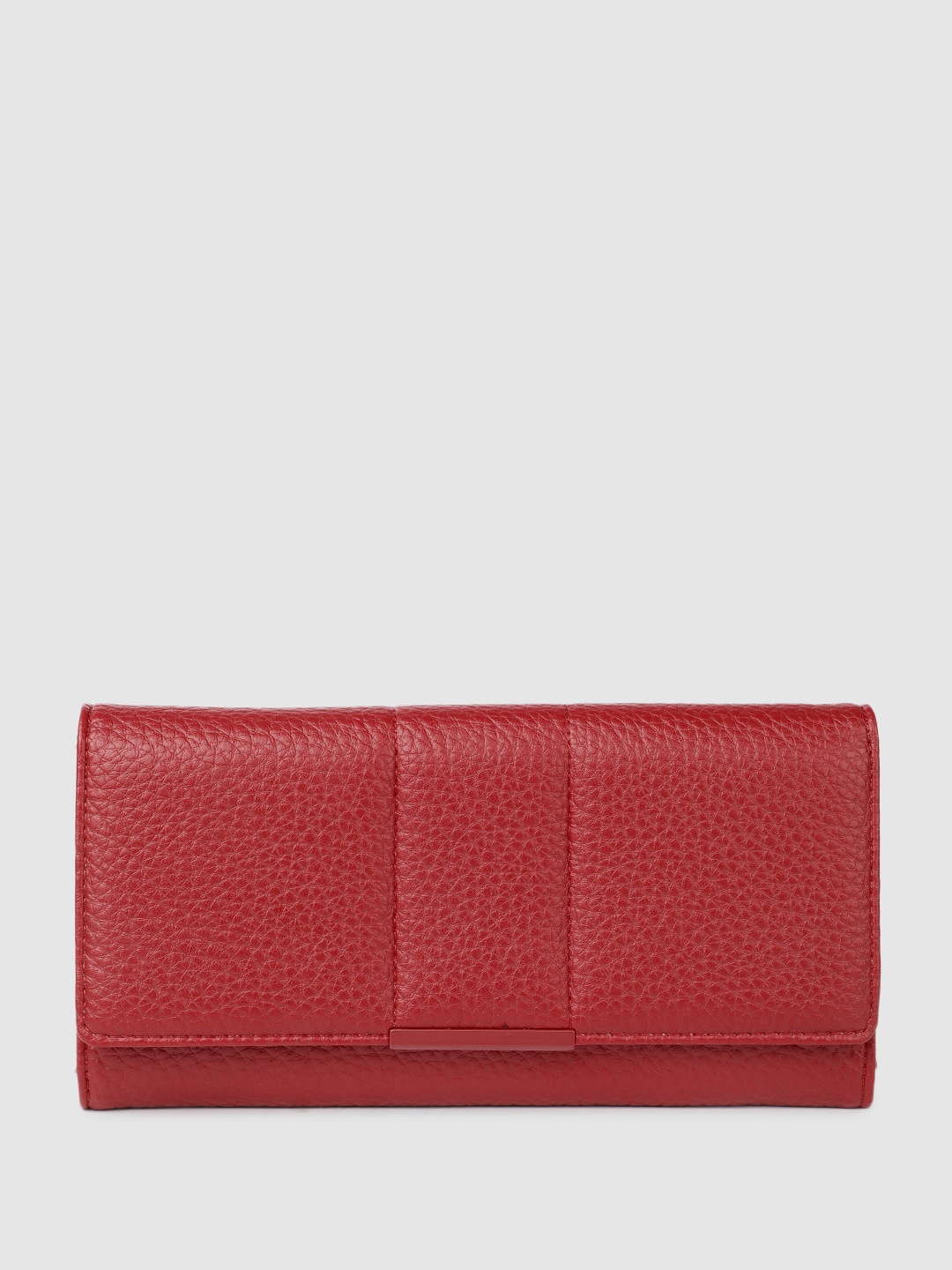

DressBerry Women Animal Textured Envelope Wallets, Red