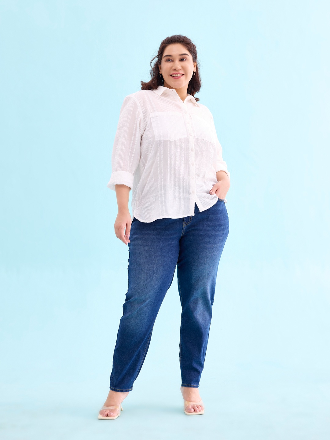 

Go Colors Women Skinny Fit Light Fade Jeans, Blue