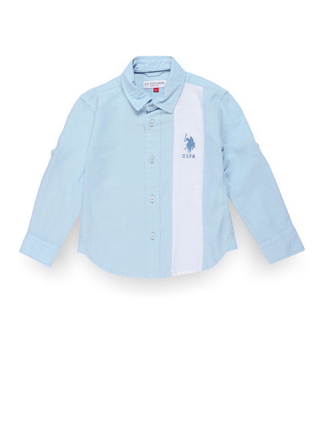 

U.S. Polo Assn. Kids Boys Classic Opaque Cotton Casual Shirt, Blue