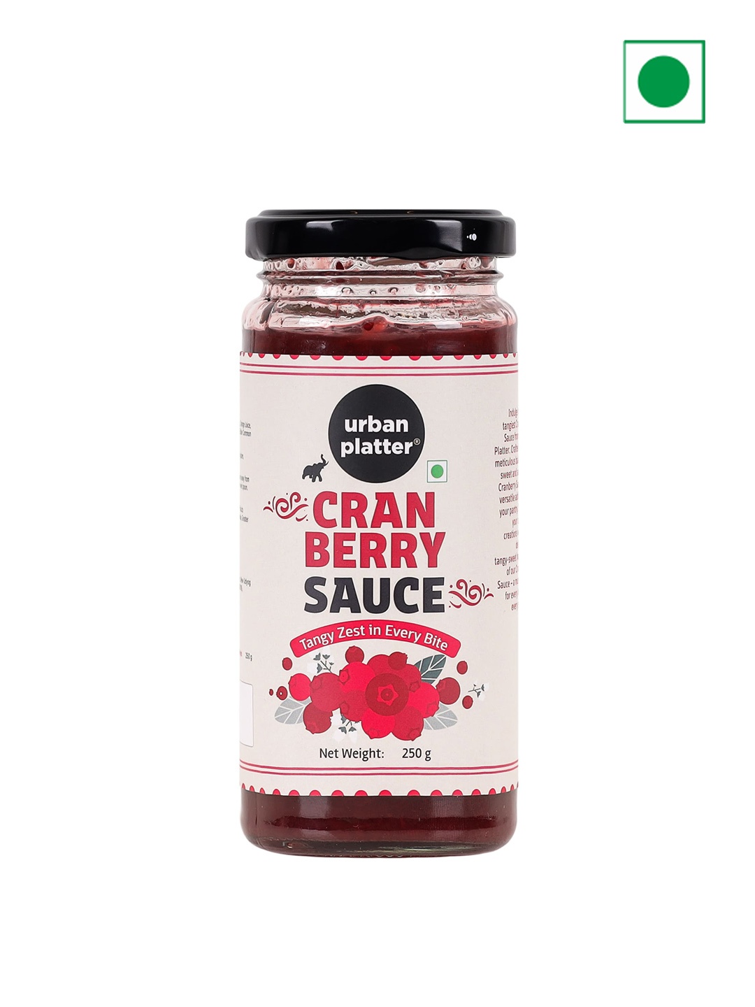 

URBAN PLATTER Cranberry Sauce 250 G, Red