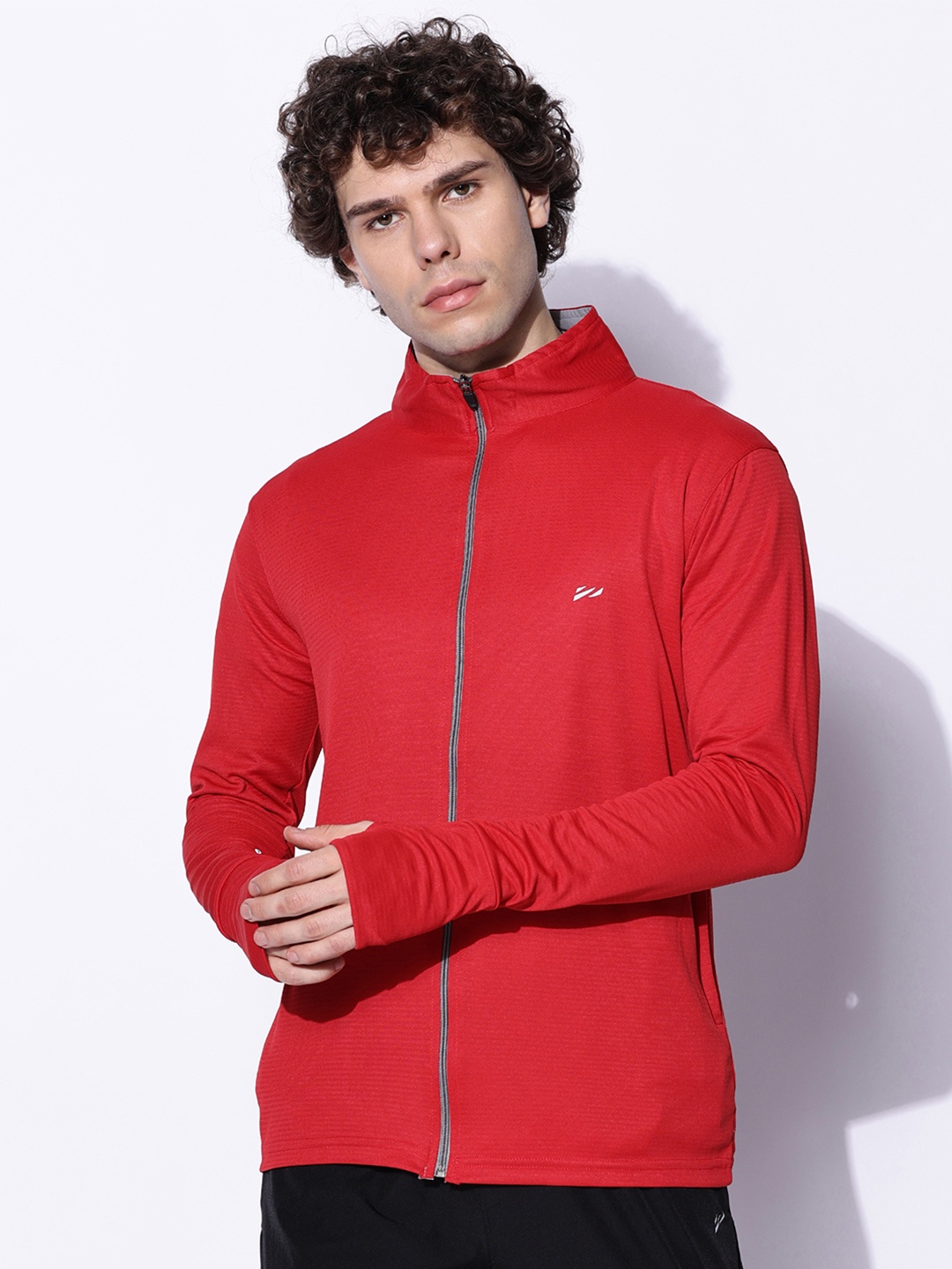 

BLUE TYGA Men Ultimate Sun Protection Sunscreen Jacket, Red