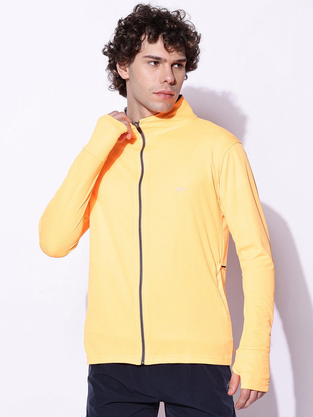 

BLUE TYGA Men Ultimate Sun Protection Sunscreen Jacket, Orange