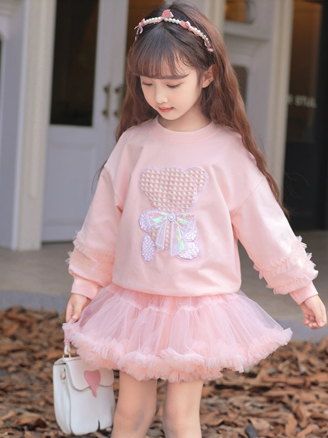 

StyleCast Girls Pink Above Knee A-line Skirt