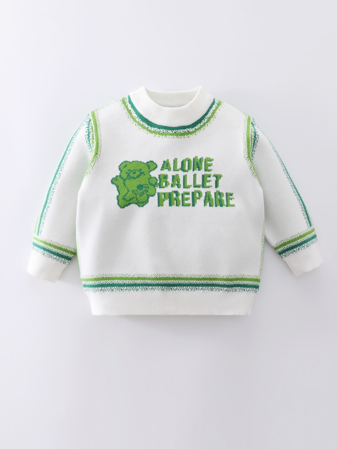 

StyleCast Girls Green Typography Printed Pullover Sweatshirt