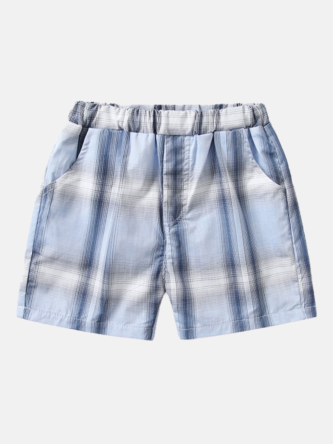 

StyleCast Girls Blue Checked Cotton Shorts