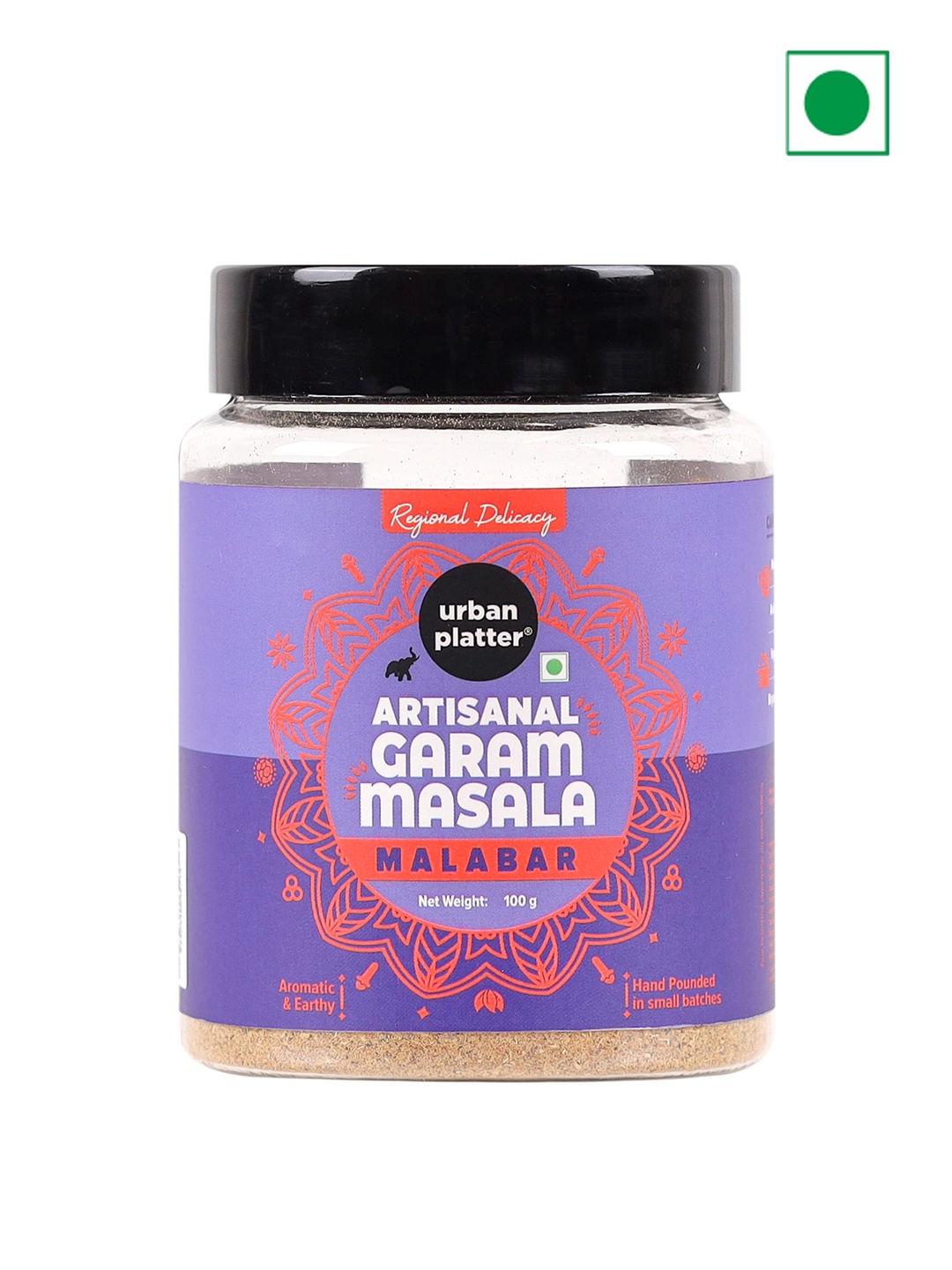 

URBAN PLATTER Artisanal Malabar Garam Masala 100 G, Brown