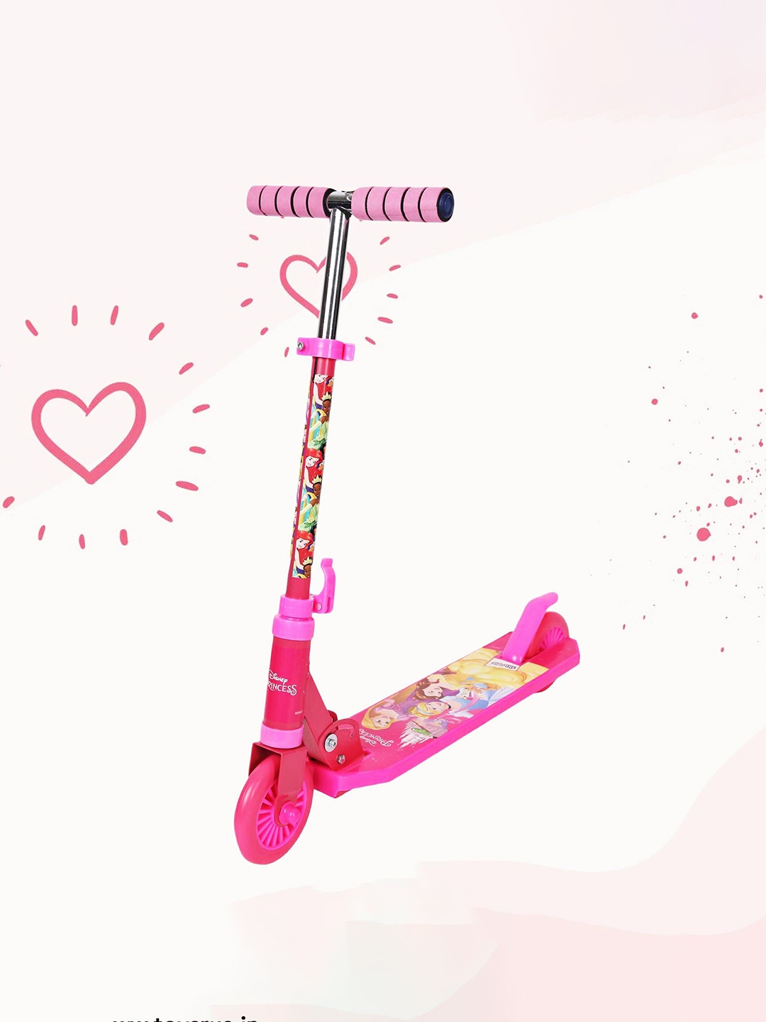 

Disney Girls Frozen Ride On Scooter, Pink