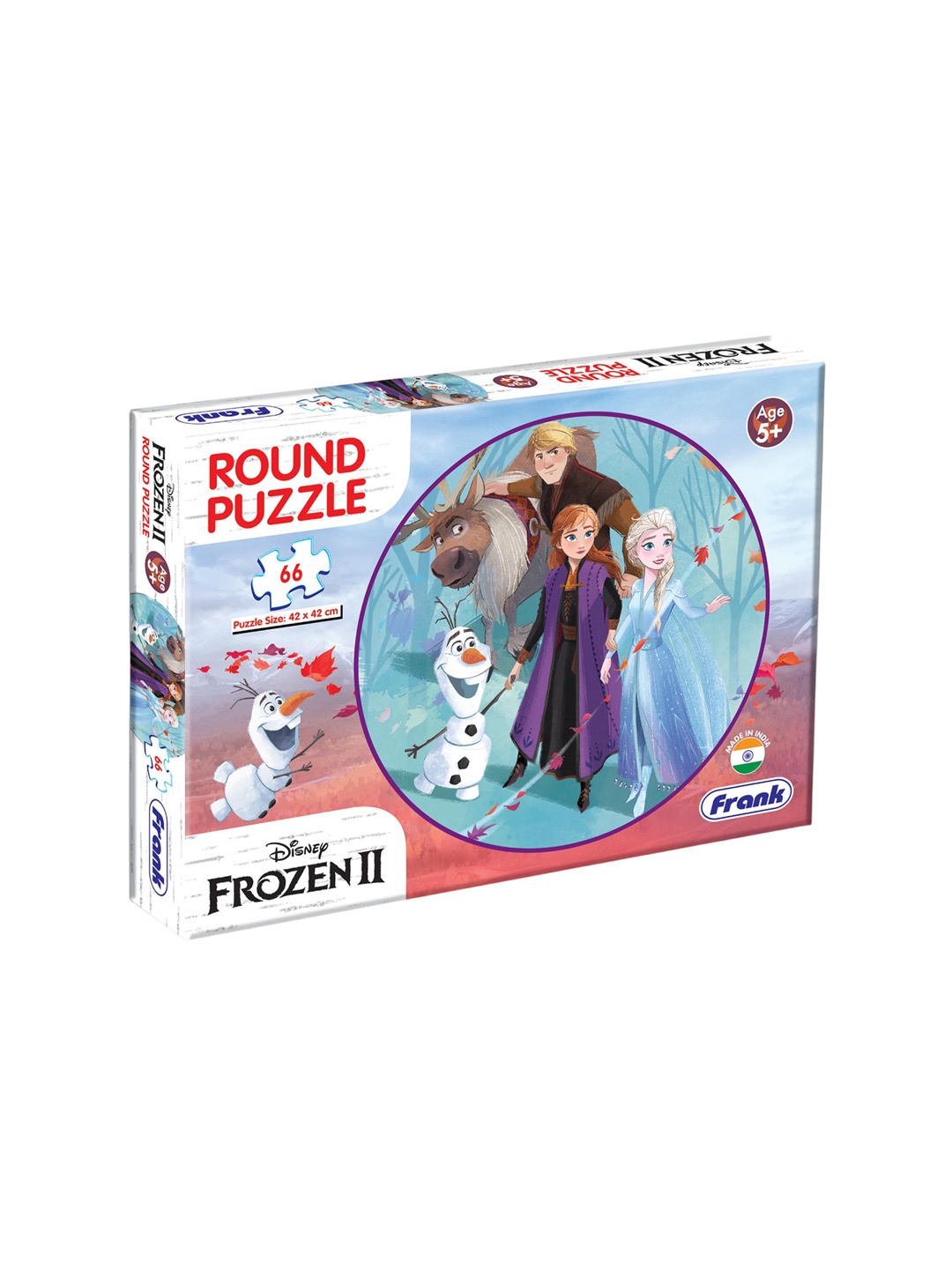 

Disney Kids Frank Disney Frozen Round Jigsaw Puzzle, Blue