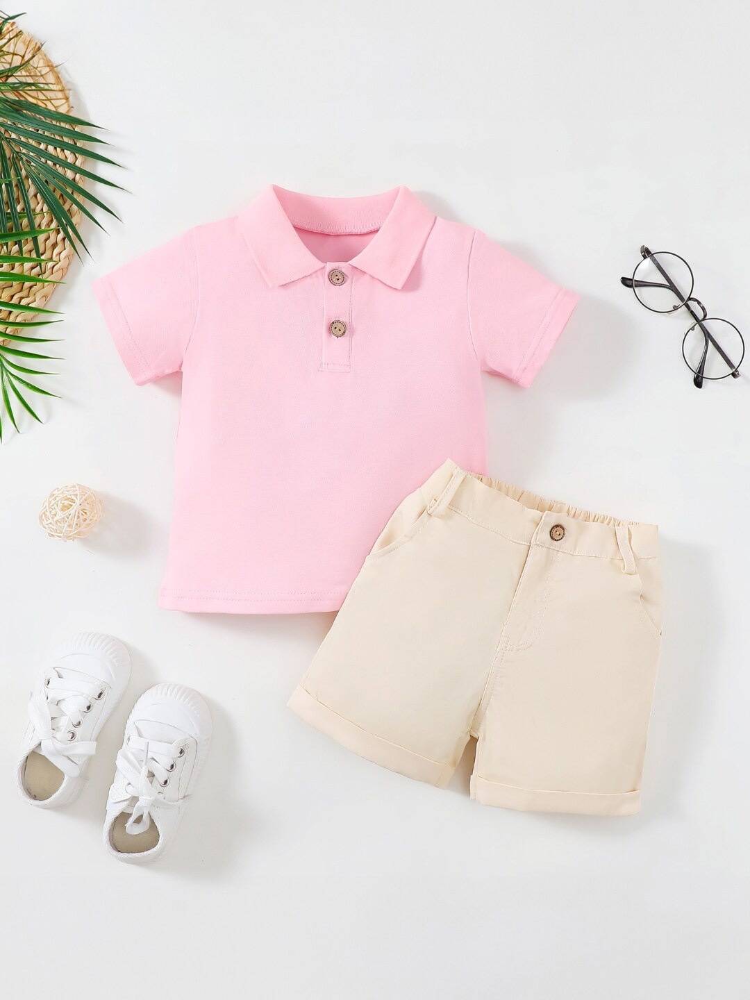 

StyleCast Boys T-shirt with Shorts, Pink