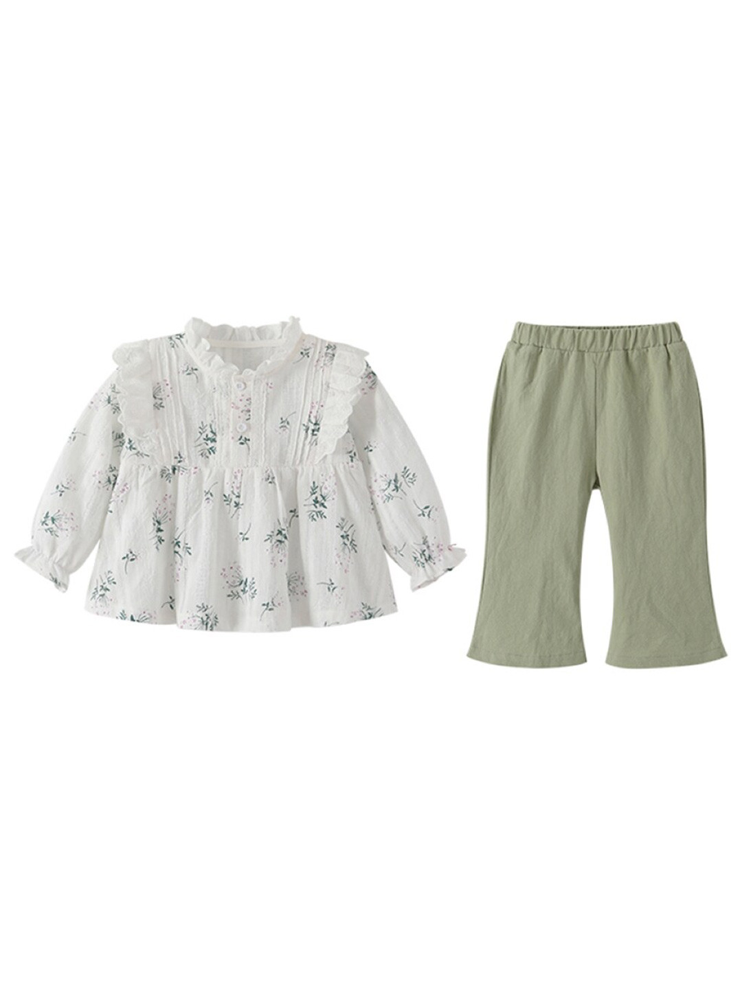 

StyleCast White Boys Printed Pure Cotton Top With Trouser