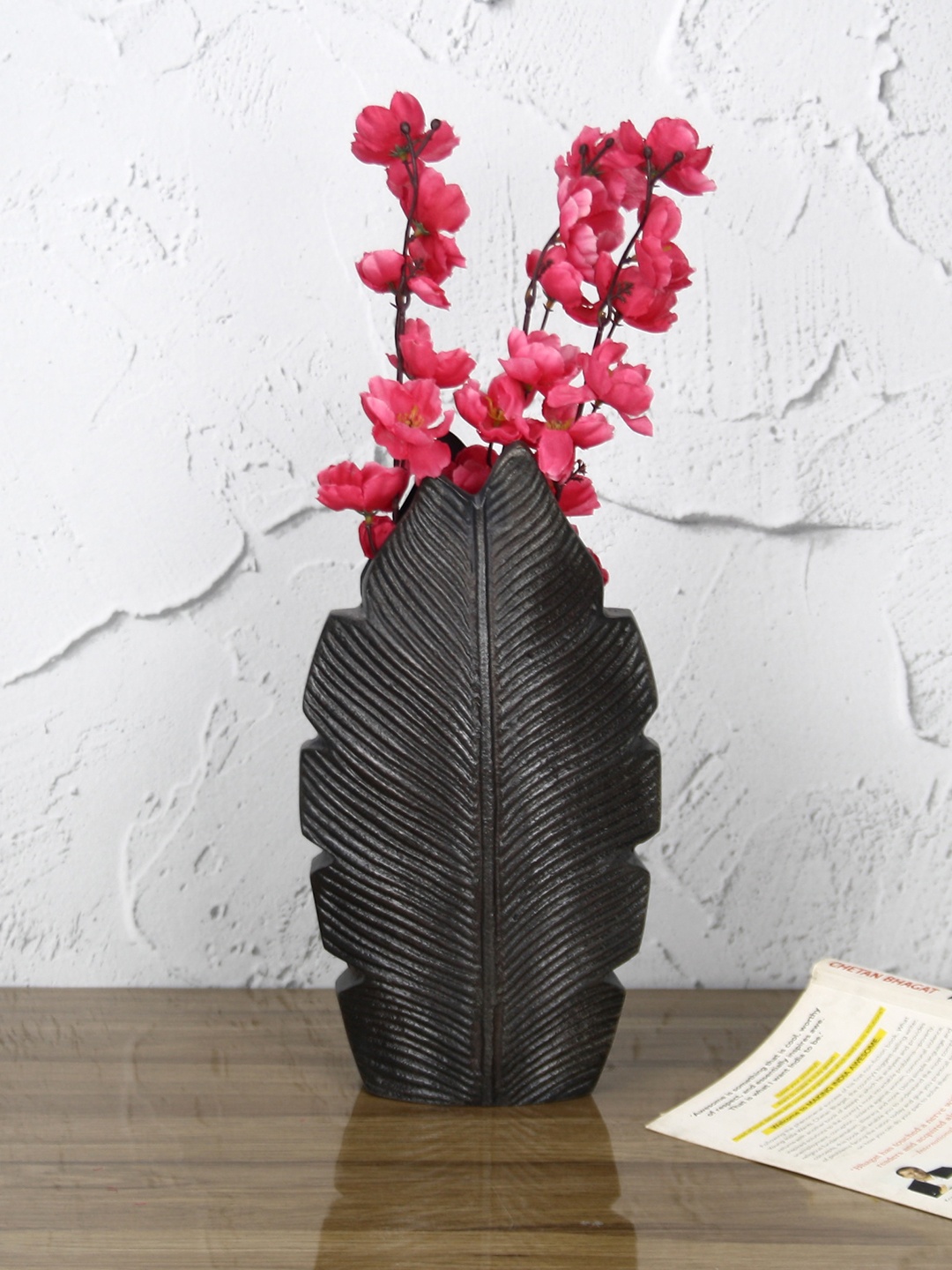 

Maison Modern Bronze Coloured Leaf Shaped Flower Vase