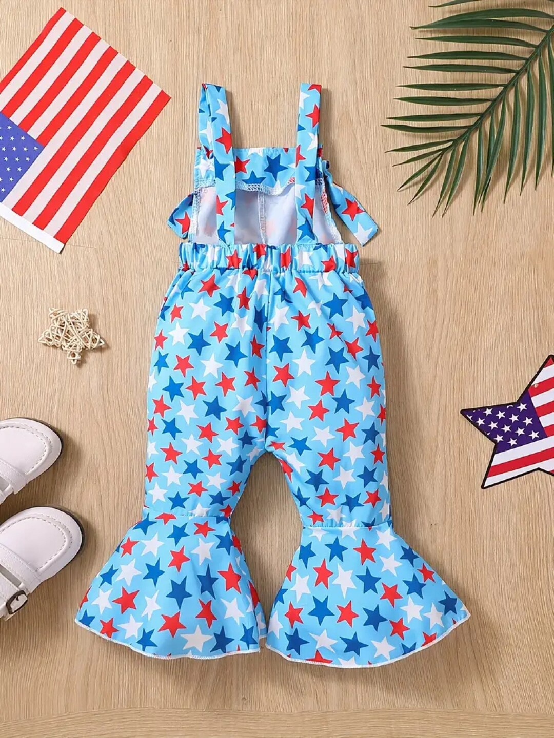 

StyleCast Blue Girls Printed Basic Jumpsuit