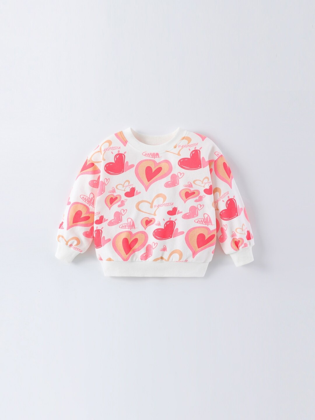 

StyleCast Girls Pink Conversational Printed Cotton Sweatshirt