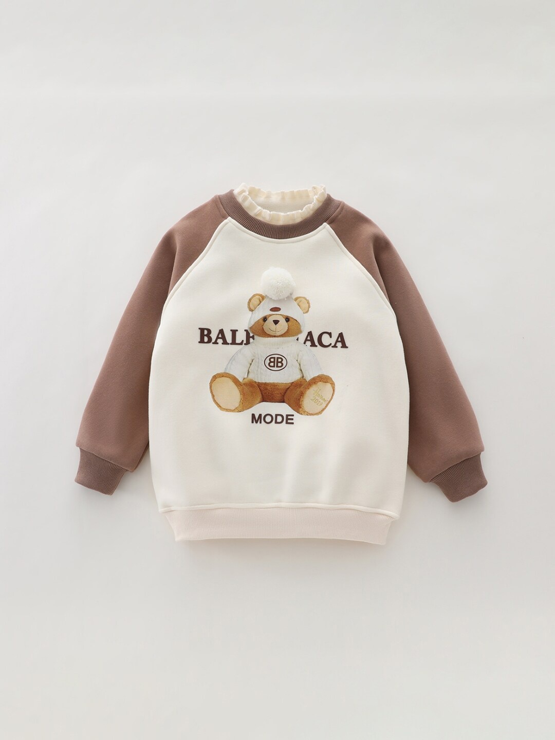 

StyleCast Khaki Infant Girls Graphic Printed Pullover