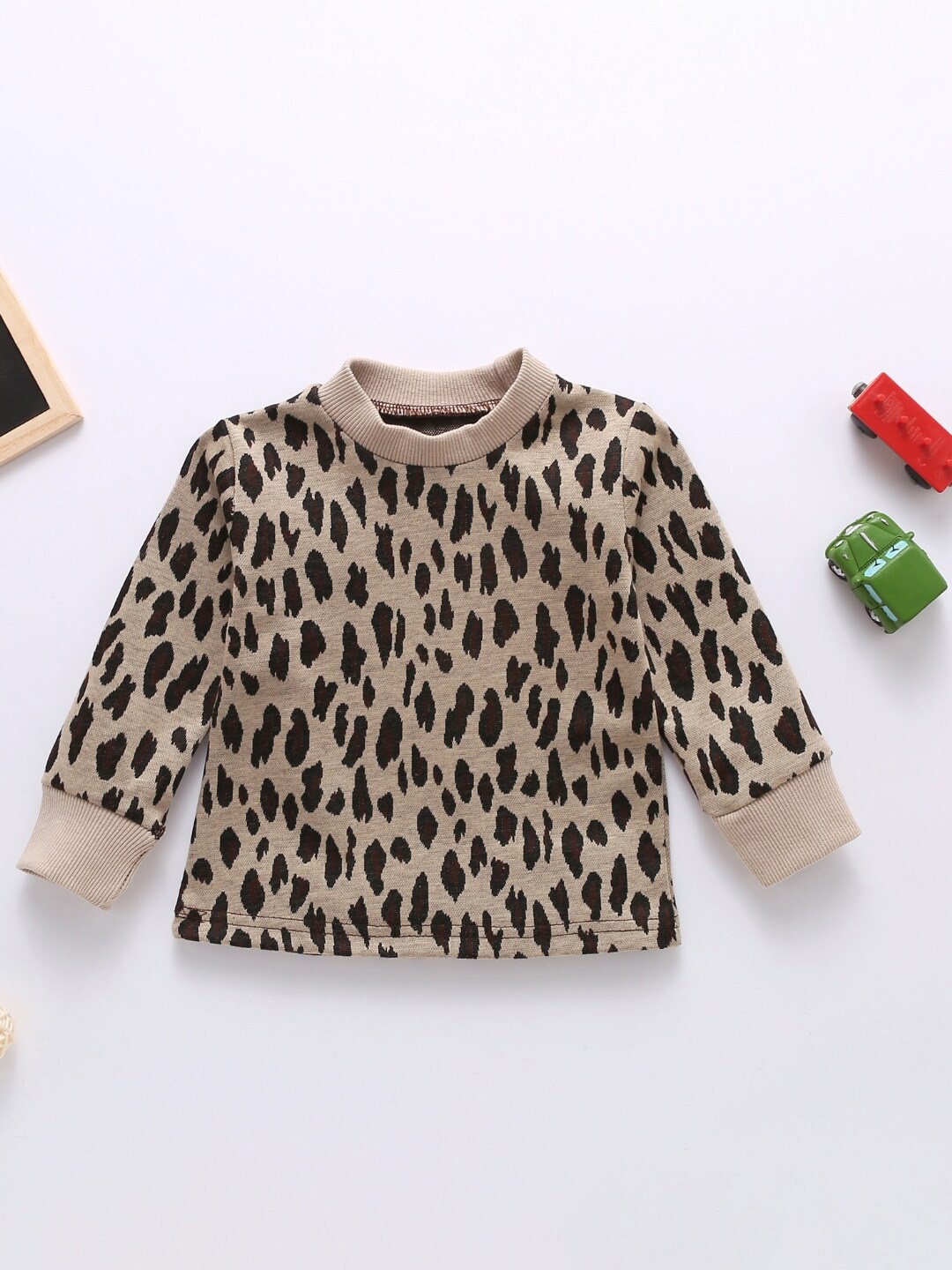 

StyleCast Brown Girls Abstract Printed Pullover Sweatshirt