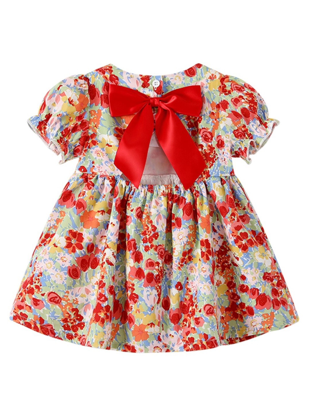 

StyleCast Girls Floral Printed Cotton Fit & Flare Dress, Pink