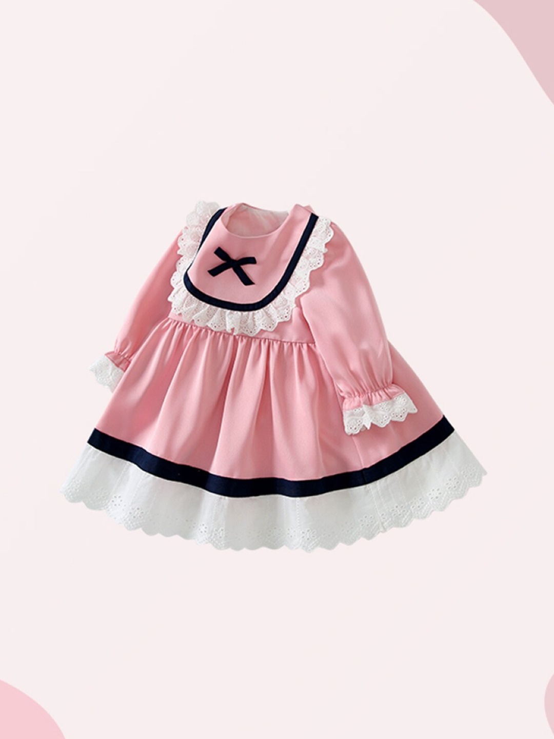 

StyleCast Infant Girls Pink Round Neck Fit & Flare Dress