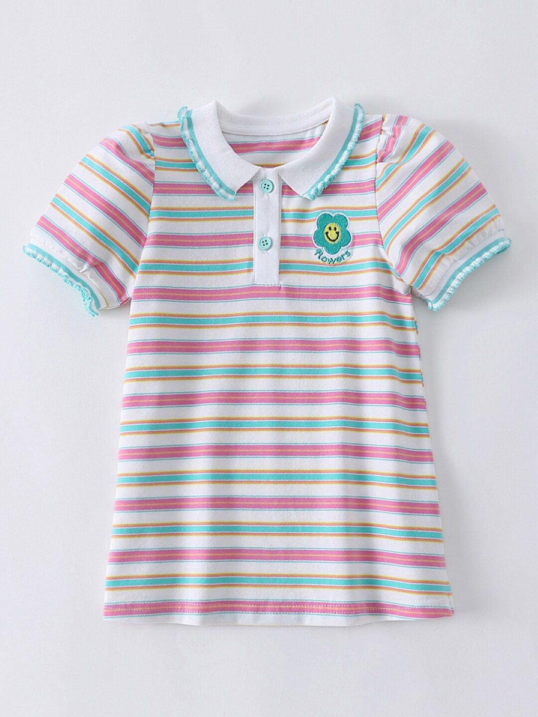 

StyleCast Girls Striped T-shirt Dress, Pink