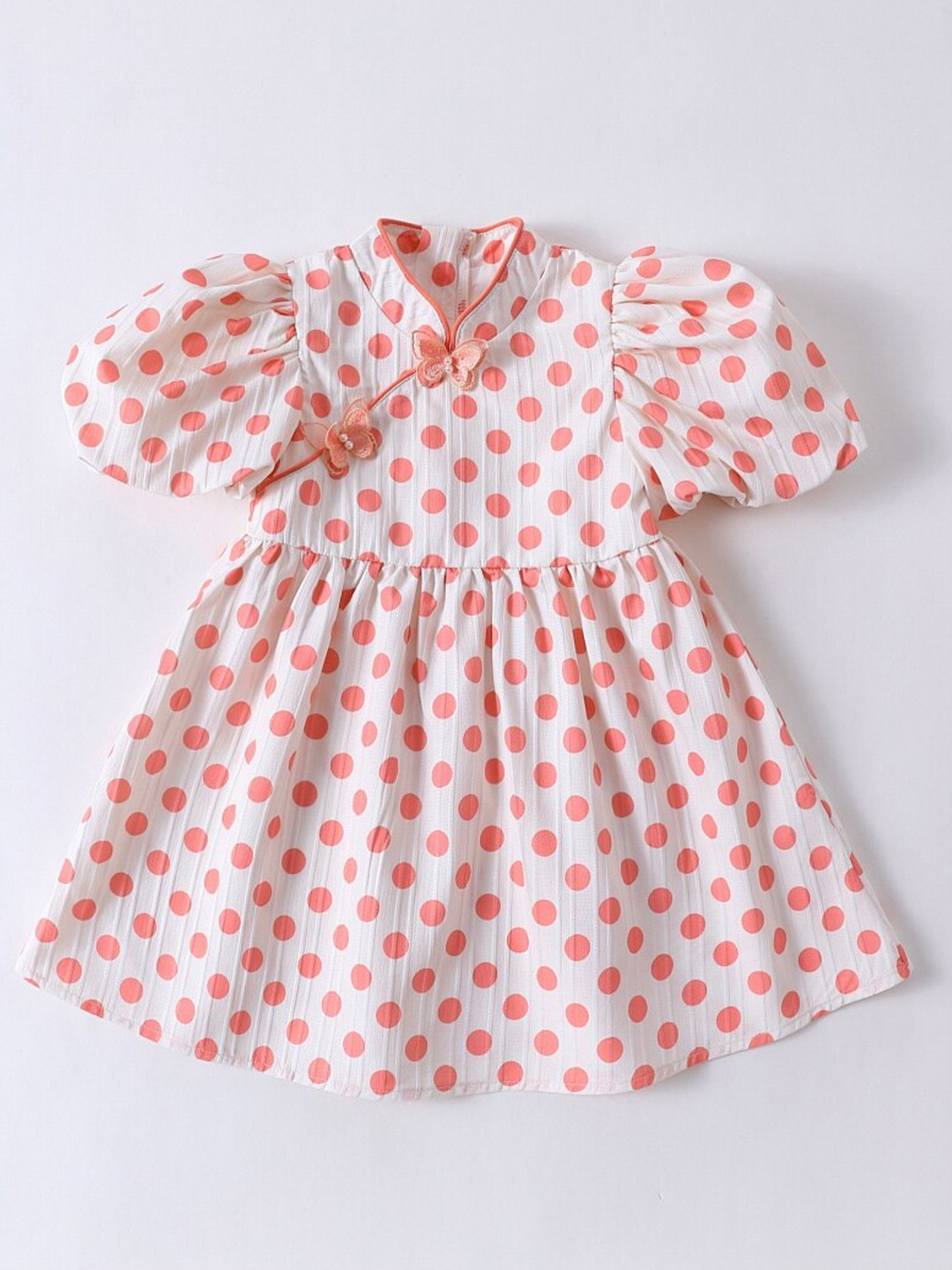 

StyleCast Girls Polka Dot Printed Fit & Flare Dress, Pink