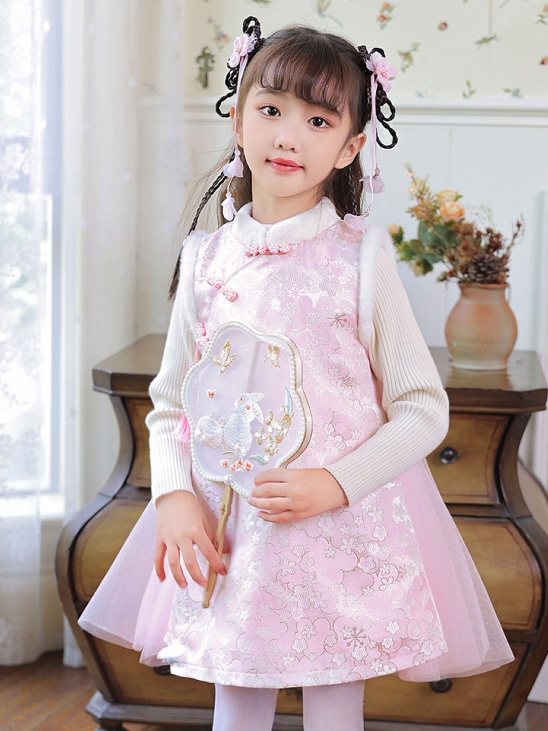 

StyleCast Pink Girls Floral Printed Sleeveless Fit & Flare Dress