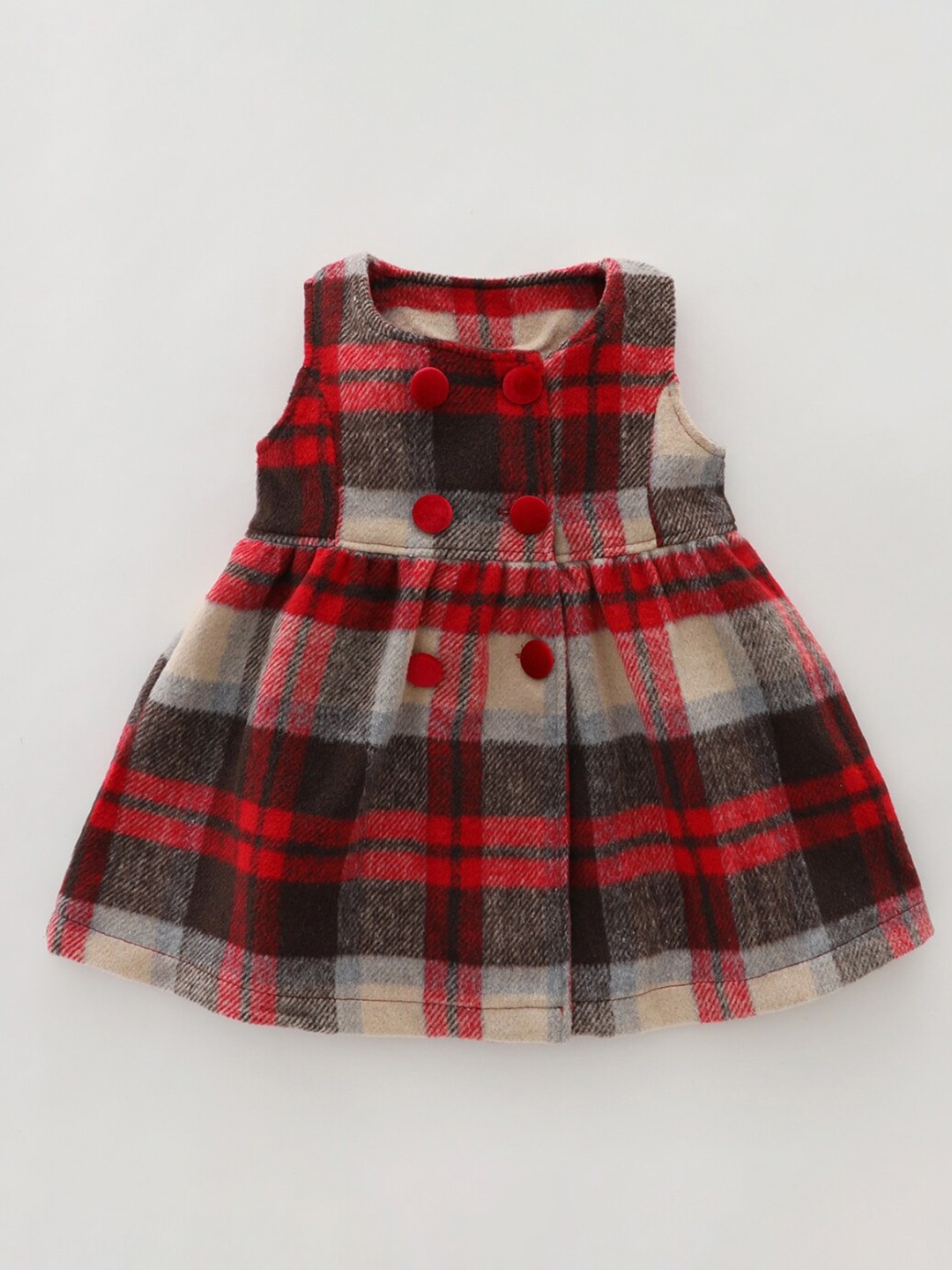 

StyleCast Girls Red & Grey Checked Fit & Flare Dress