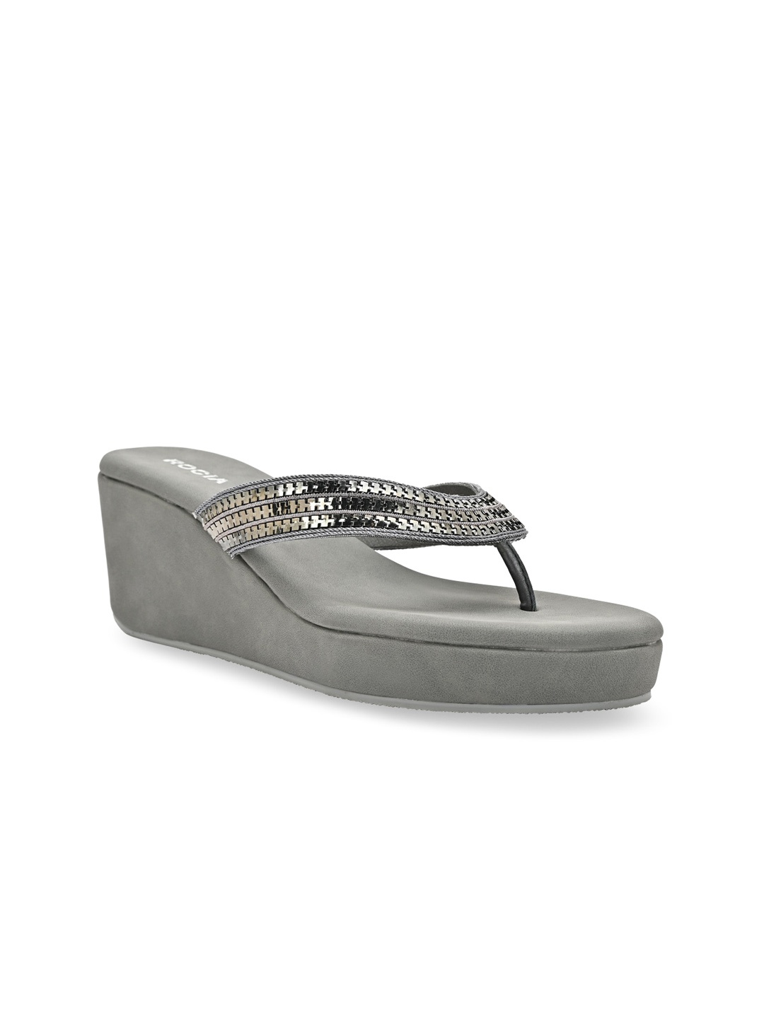 

Rocia Embellished Open Toe Wedges, Metallic