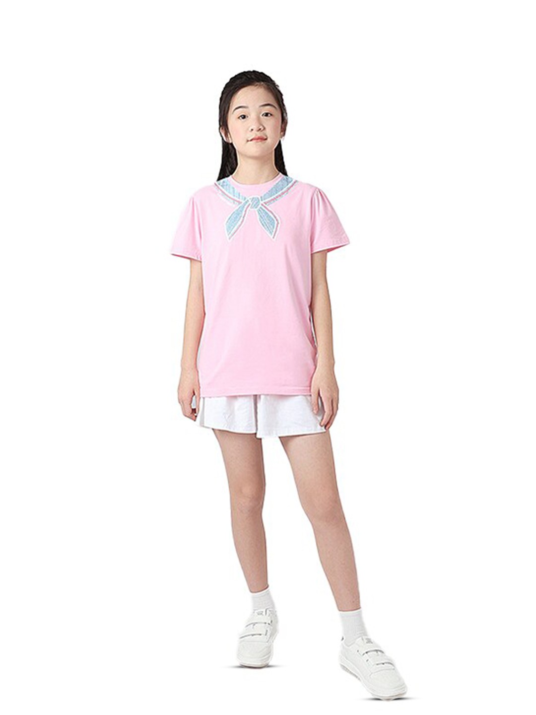 

StyleCast x Revolte Girls Graphic Printed Cotton T-Shirt, Pink