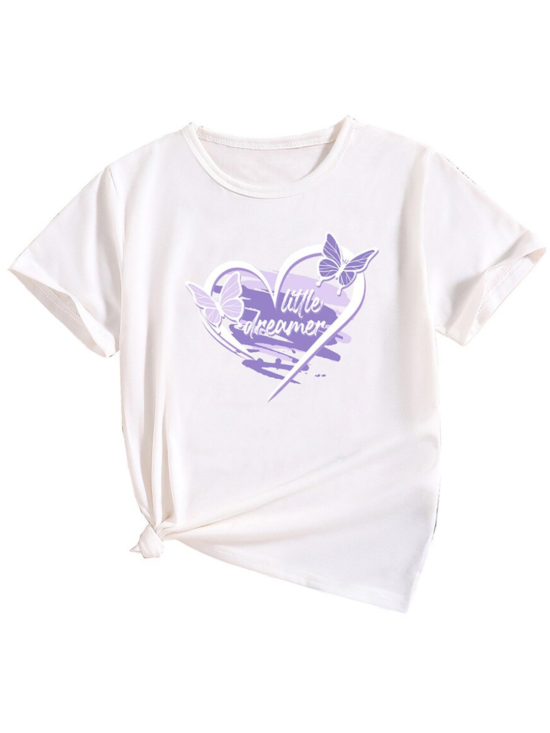 

StyleCast x Revolte Girls Graphic Printed T-shirt, White