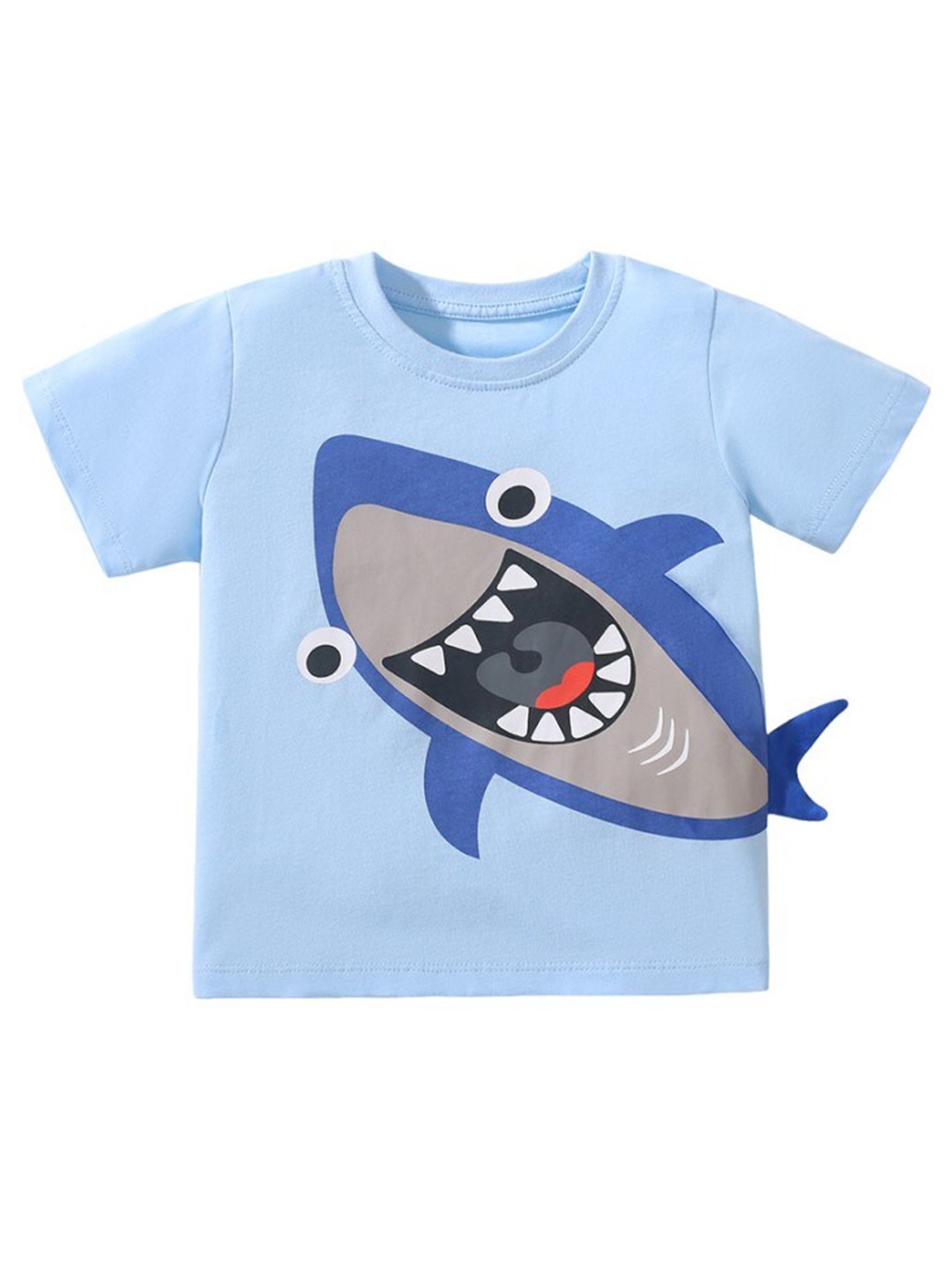 

StyleCast x Revolte Kids Graphic Printed Cotton T-Shirt, Blue