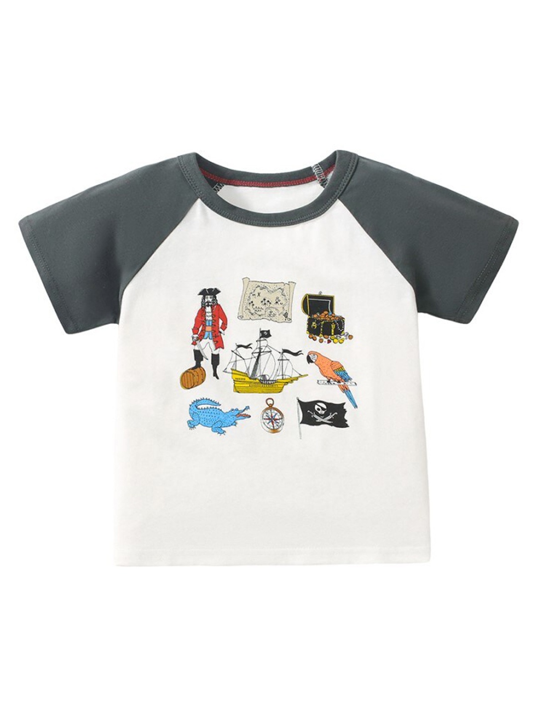 

StyleCast x Revolte Kids Graphic Printed Cotton T-Shirt, White