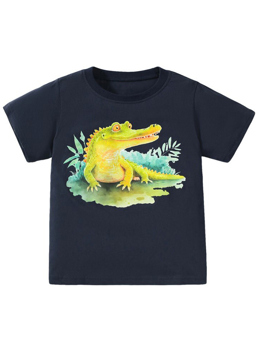 

StyleCast x Revolte Boys Graphic Printed Cotton T-Shirt, Navy blue