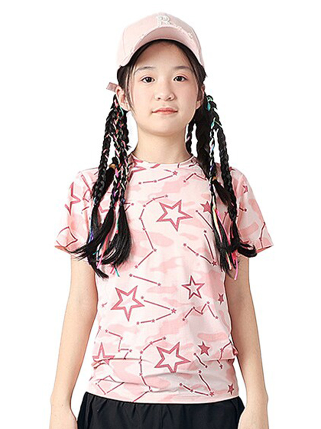 

StyleCast x Revolte Girls Graphic Printed Cotton T-shirt, Pink