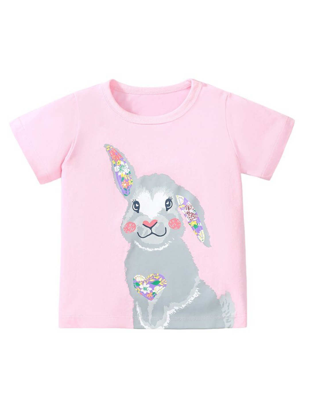 

StyleCast x Revolte Girls Graphic Printed Cotton T-shirt, Pink