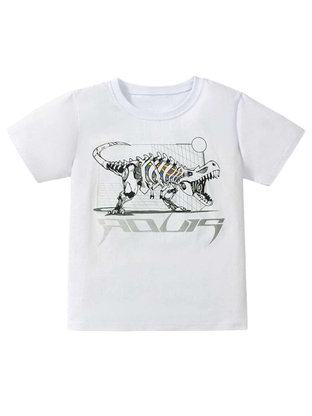 

StyleCast x Revolte Boys Graphic Printed Cotton T-Shirt, White