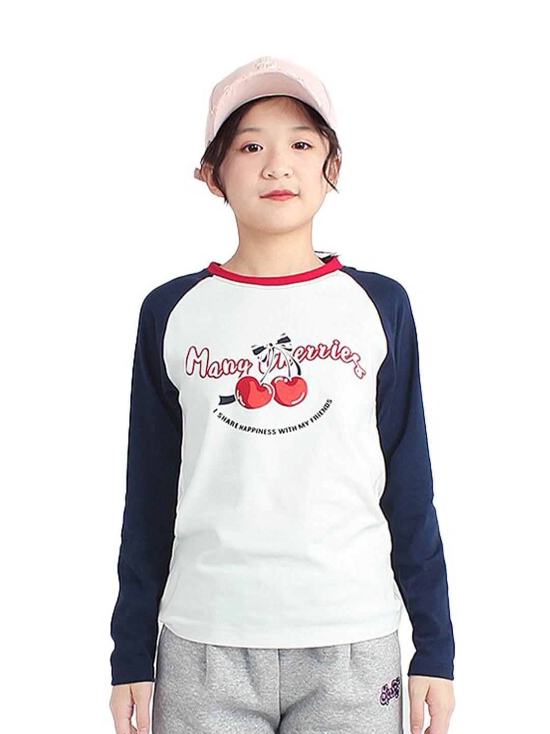 

StyleCast x Revolte Graphic Print Cotton Top, Navy blue